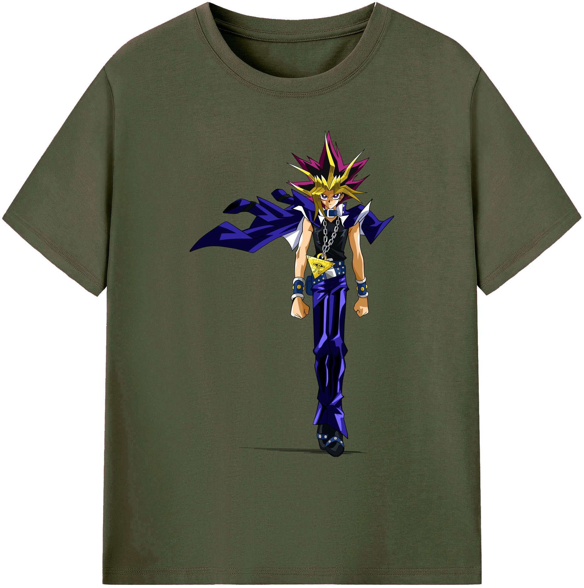 （画像用） 遊☆戯☆王 Yu-Gi-Oh! 綿100％ メンズ半袖Tシャツ｜肌触りやわらか＆通気性